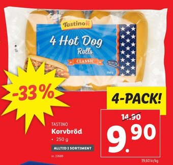 Lidl Korvbröd erbjuda