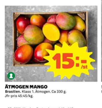 Coop Änglamark mango erbjuda