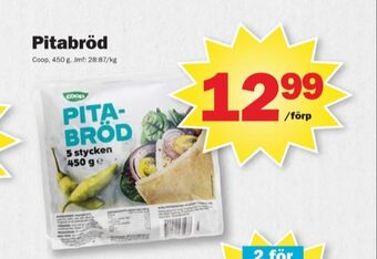 Pekås Coop pitabröd erbjuda