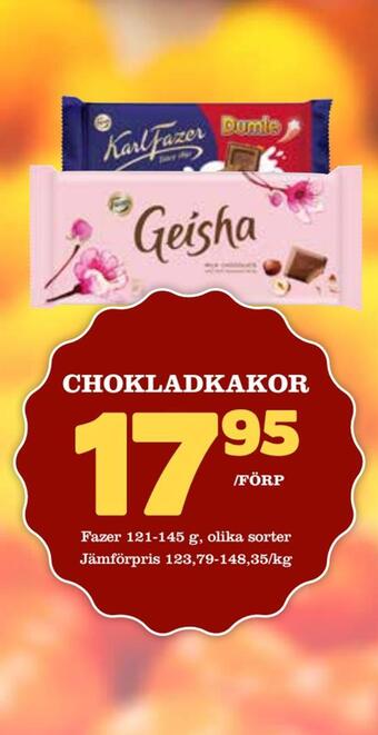 Nya Pulsen Chokladkakor erbjuda