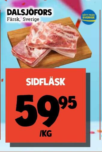 MatArket Sidfläsk erbjuda