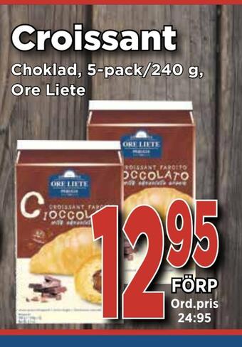 Supergrossen Croissant erbjuda