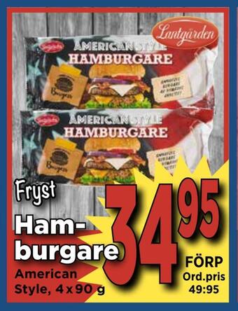 Supergrossen Hamburgare erbjuda
