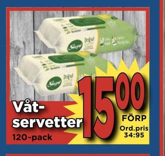 Supergrossen Våtservetter erbjuda
