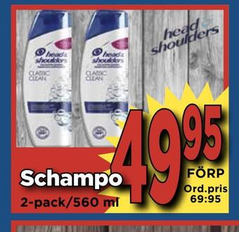 Supergrossen Schampo erbjuda