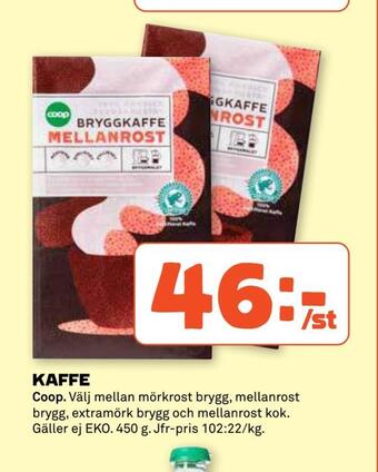 Stora Coop Kaffe erbjuda