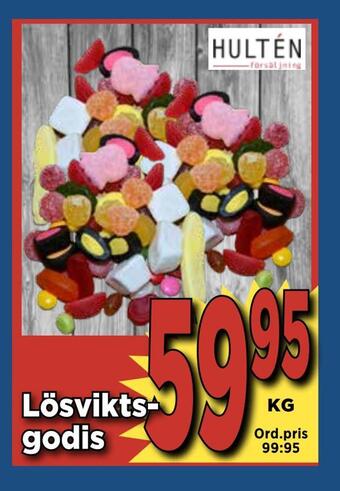 Supergrossen Lösviktsgodis erbjuda