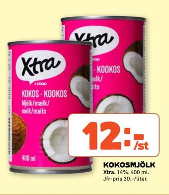 Stora Coop Kokosmjölk erbjuda