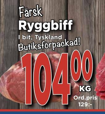 Supergrossen Ryggbiff erbjuda