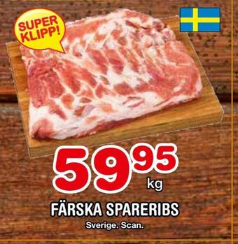 Nya Pulsen Färska spareribs erbjuda