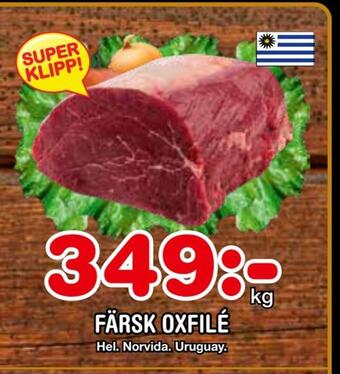 Nya Pulsen Färsk oxfilé erbjuda