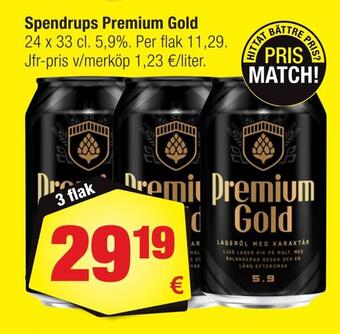 Calle Spendrups premium gold erbjuda