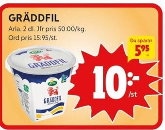 ICA Kvantum Gräddfil erbjuda