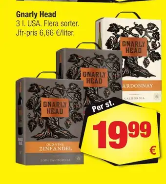 Gnarly head