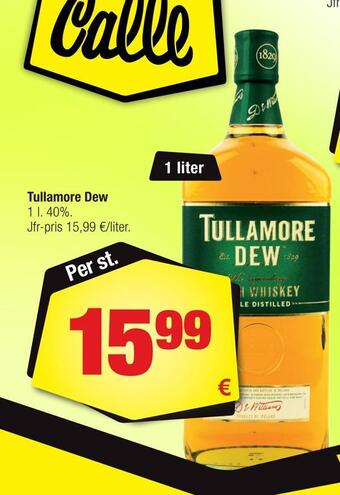 Calle Tullamore dew erbjuda