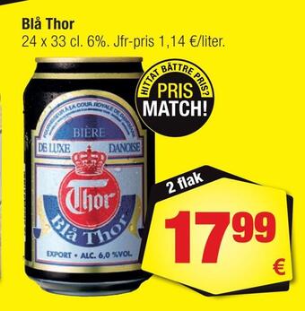 Calle Blå thor erbjuda