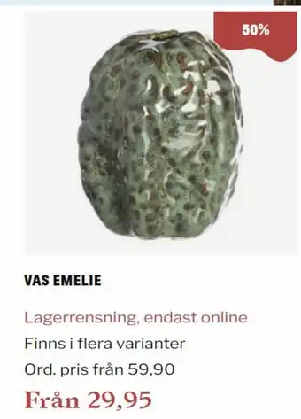 Blomsterlandet Vas Emelie erbjuda