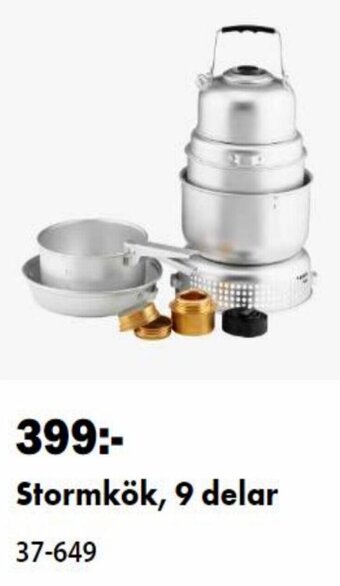 Biltema Stormkök, 9 delar erbjuda