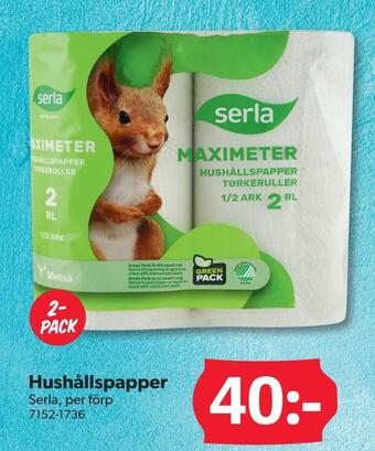 DollarStore Hushållspapper erbjuda