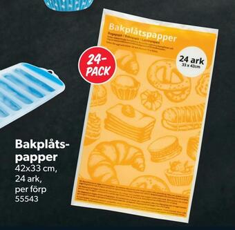 DollarStore Bakplåtspapper erbjuda
