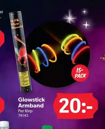 DollarStore Glowstick armband erbjuda
