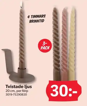 DollarStore Tvistade ljus erbjuda
