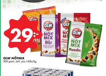 ÖoB Olw nötmix erbjuda