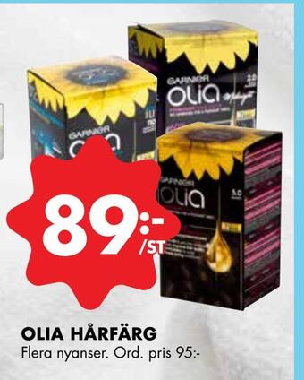 ÖoB Olia hårfärg erbjuda