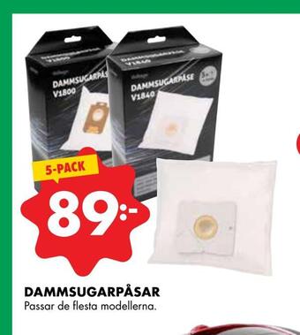 ÖoB Dammsugarpåsar erbjuda