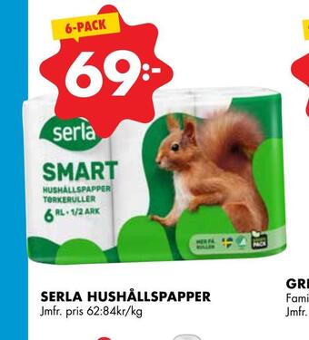 ÖoB Serla hushållspapper erbjuda