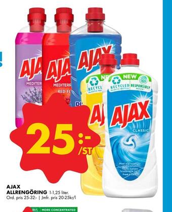 ÖoB Ajax allrengöring erbjuda