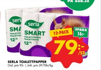 ÖoB Smart toalettpapper erbjuda