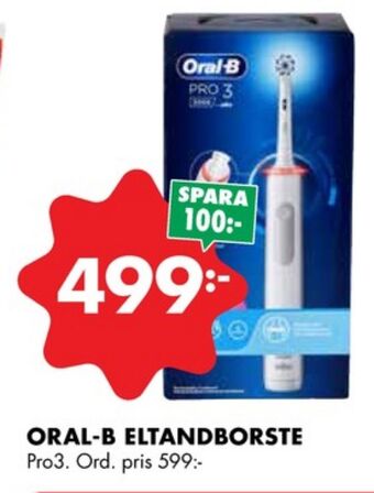 ÖoB Braun oral-b eltandborste erbjuda