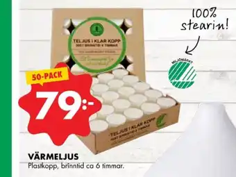 ÖoB Delicato värmeljus erbjuda