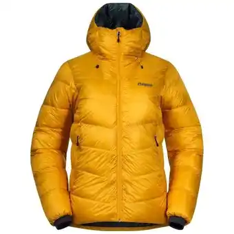 Outnorth Women's senja down jacket (2022) light golden yellow/orion blue erbjuda