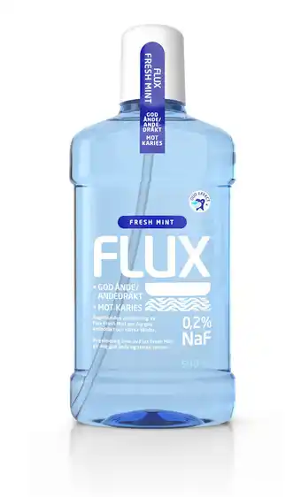 Apotek Hjärtat Flux fresh mint 500 ml erbjuda