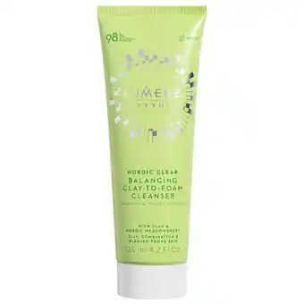 Apotek Hjärtat Lumene nordic clear balancing clay-to-foam cleanser 125 ml erbjuda