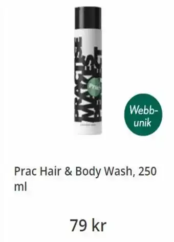 Prac hair & Body Wash, 250ml