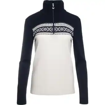 Outnorth Women's dalestølen merino wool sweater marine erbjuda