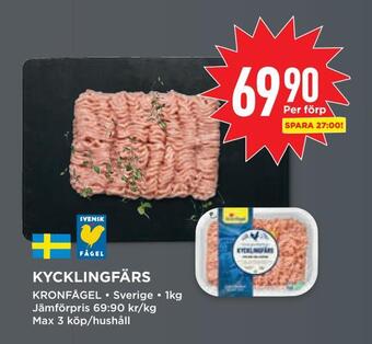 Willys Kycklingfärs erbjuda