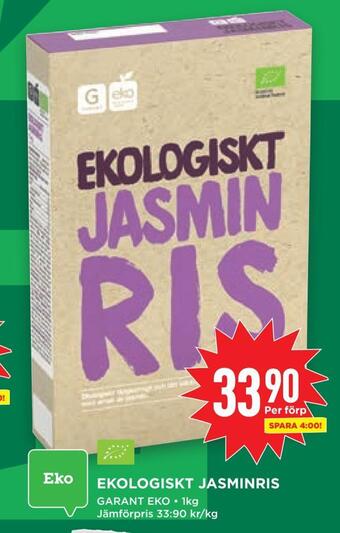 Willys Ekologiskt jasminris erbjuda