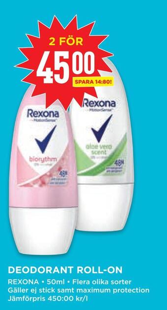 Willys Deodorant roll-on erbjuda