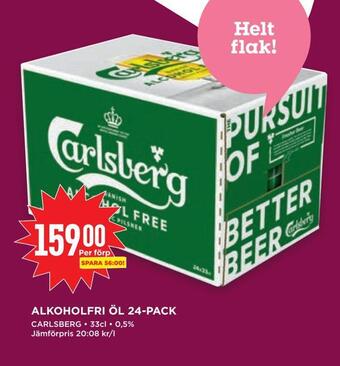 Willys Alkoholfri öl 24-pack erbjuda