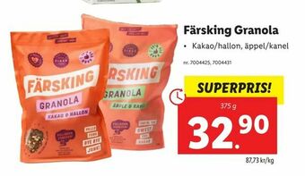Lidl Färsking Granola erbjuda