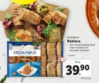 Lidl Baklava erbjuda