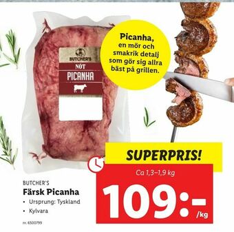 Lidl Färsk Picanha erbjuda