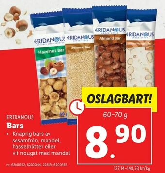 Lidl Bars erbjuda