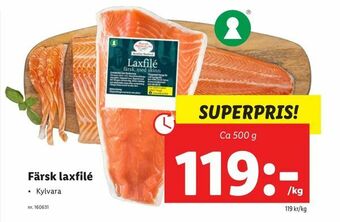 Lidl Färsk laxfilé erbjuda