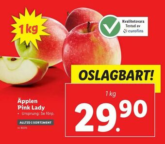 Lidl Äpplen Pink Lady erbjuda