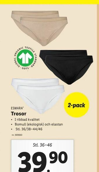 Lidl Trosor erbjuda